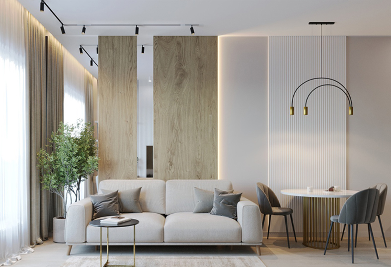 Дизайн интерьера квартиры в ЖК “Сердце Столицы”
